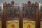 Carved Wood Folding Screen À La Bérain, 19th Century 6