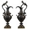 Decorative Bronze Ewers in the Renaissance Style, Set of 2 1