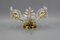 German Floral Wall Sconce in Crystal and Brass by Palwa for Palme & Walter, 1960s 20