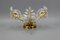 German Floral Wall Sconce in Crystal and Brass by Palwa for Palme & Walter, 1960s, Image 20