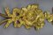 Apliques florales franceses estilo Luis XVI de bronce dorado y latón. Juego de 2, Imagen 9