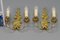 Apliques florales franceses estilo Luis XVI de bronce dorado y latón. Juego de 2, Imagen 16