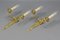French Louis XVI Style 2-Light Gilt Bronze and Brass Sconces, Set of 2, Image 11