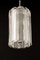 Cylindrical Pendant Fixture with Crystal Glass from Doria, Germany, 1970s, Image 3