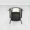 Mid-Century Italian White Leather and Black Metal Chair, 1980s 19