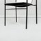 Mid-Century Italian White Leather and Black Metal Chair, 1980s, Image 20