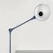 Italian Mid-Century Modern Blue Metal Table Lamp with Clamp, 1970s 3