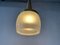 German Heavy Ice Glass Pendant Lamp from Staff, 1960s 10