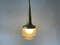 German Heavy Ice Glass Pendant Lamp from Staff, 1960s, Image 8