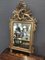 Kleiner Spiegel im Louis XVI Stil aus goldenem Holz 4
