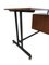 Italienischer Schreibtisch aus Teak & Messing, 1960er 9