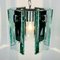 Art Glass Italian Pendant Lamp from Fontana Arte, Italy, 1970s 2