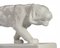 Art Deco Panther Skulptur aus Keramik von Emaux De Louviere 7