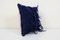 Vintage Handwoven Blue Turkish Pillow Cover 3