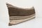 Extra Long Vintage Striped Hemp Kilim Pillow Case 3
