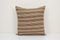 Vintage Striped Hemp Kilim Pillow Case 1