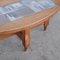 Mid-Century Oak Coffee Table by Guillerme et Chambron 3