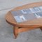 Mid-Century Oak Coffee Table by Guillerme et Chambron 5
