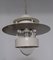 Vintage Danish Ceiling Lamp in White Lacquered Metal by Louis Poulsen, 1970s, Image 3
