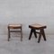Mid-Century PJ-SI-34-A Stools by Pierre Jeanneret, Set of 2 3