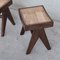 Mid-Century PJ-SI-34-A Hocker von Pierre Jeanneret, 2er Set 2