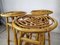 Bar and Rattan Stools, Set of 4 7