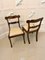 Regency Carved Mahogany Side Chairs, Set of 2 3