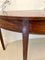George III Mahogany D End Dining Table 12