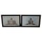 Architectural Drawings, Italian Church, 1920s, Paper, Set of 2, Framed, Image 1