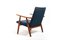 Poltrona GE-260 in quercia di Hans J. Wegner per Getama, anni '50, Immagine 6