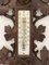 Black Forest Carved Walnut Barometer 6