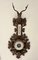 Black Forest Carved Walnut Barometer 1