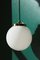 Lámpara de suspensión redonda de vidrio opalino, Imagen 3