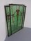 Large Antique French Art Nouveau Stained Window Glass 5