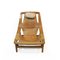 Saddle Leather Holmenkollenjren Lounge Chair by Arne Tidemand Ruud for Norcraft, Norway, Image 10