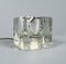 Solid Glass Ice Cube Table Lamp from Peill & Putzler, 1970s 1