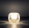 Solid Glass Ice Cube Table Lamp from Peill & Putzler, 1970s, Image 2