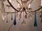 2-stufiger Kronleuchter mit 12 Leuchten aus Murano Glas 2