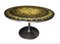 Mid-Century Pedestal Dining Table with Hand Painted Gilded & Bronzed Top by Poul Cadovius & Bjorn Wiinblad for Cado, Image 1