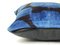 Federe lombari Ikat in velluto e seta blu, set di 2, Immagine 3