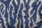 Ikat Velvet & Silk Lumbar Cushion Cover in Blue 5
