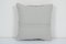 Decorative Kilim Lumbar Cushion Cover in White, Image 4