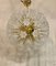 Mid-Century Murano Glass Sputnik Chandelier with White Flowers, 1980 4