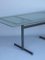 Mid-Century Dutch Industrial Table in Glass and Steel 7