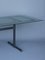 Mid-Century Dutch Industrial Table in Glass and Steel 9