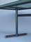 Mid-Century Dutch Industrial Table in Glass and Steel, Image 4