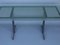 Mid-Century Dutch Industrial Table in Glass and Steel 14