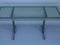 Mid-Century Dutch Industrial Table in Glass and Steel, Image 14