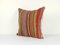 Housse de Coussin Kilim en Laine Rayée, Turquie 3