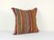 Turkish Striped Wool Kilim Rug Cushion Cover, Image 2